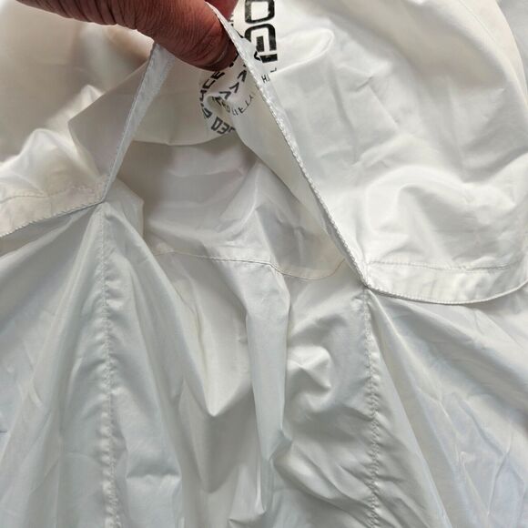 Coogi 69 Jacket Men Size Large White Full Zip Windbreaker Reflective‎ - Picture 12 of 13